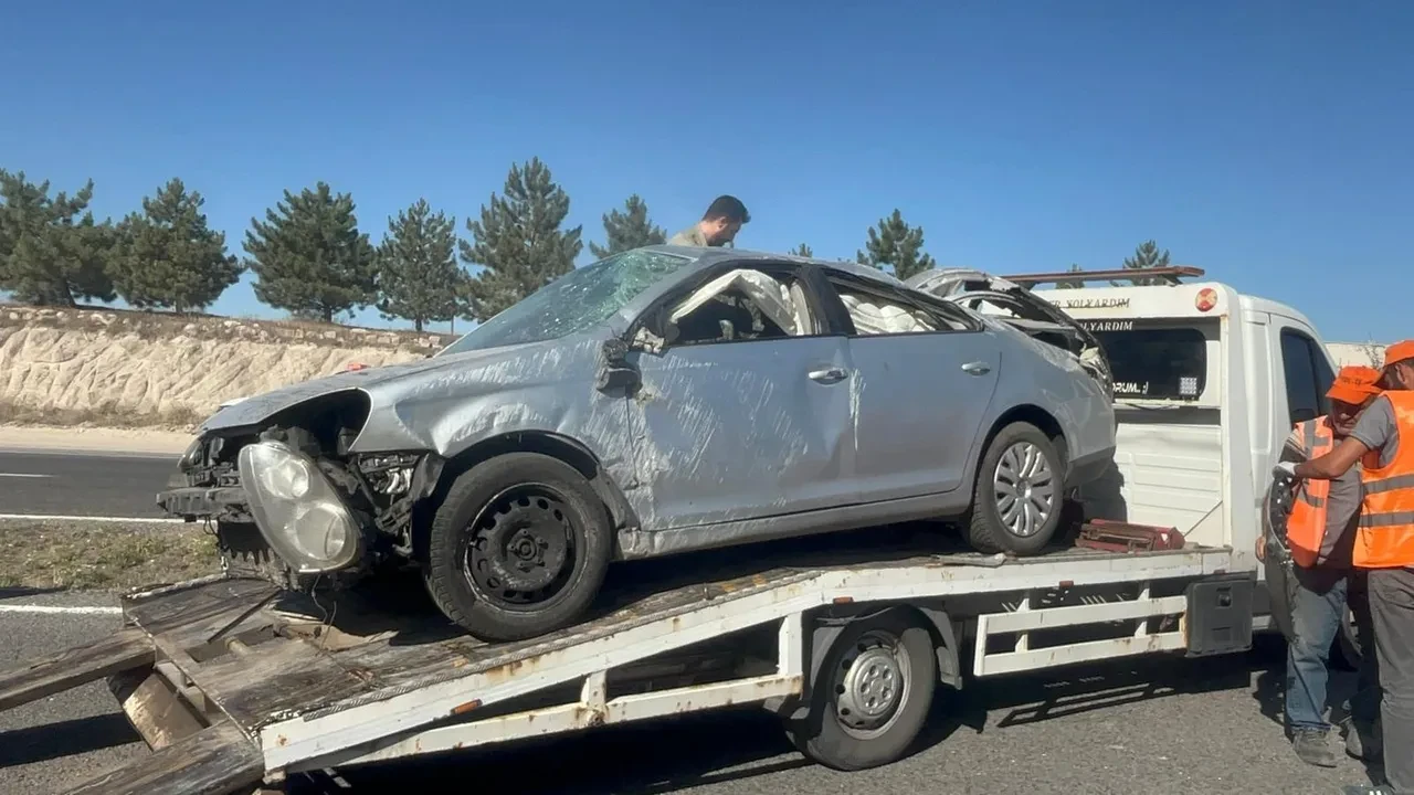 Nevşehir'de kahreden kaza! Anne öldü, 2 yaşındaki bebeği yaralandı
