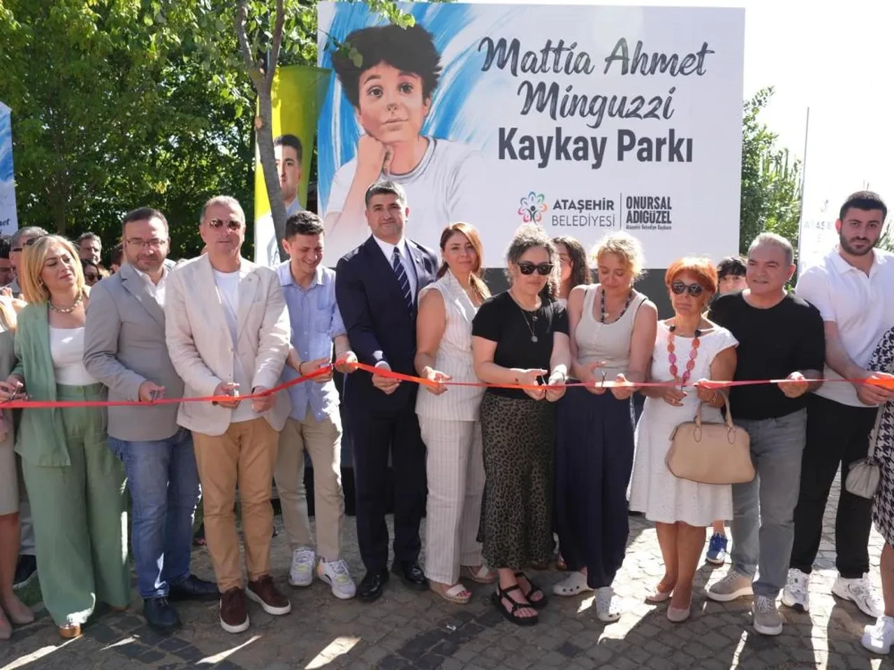 Ahmet Minguzzi'nin adı Ataşehir'de yaşayacak! Ailesinin sözleri açılışa damga vurdu