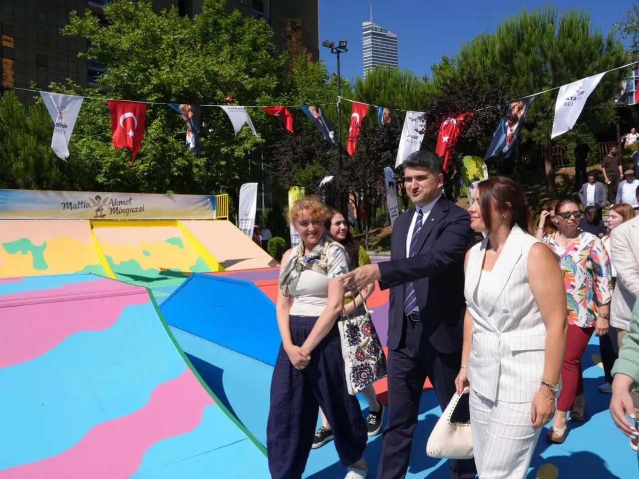 Ahmet Minguzzi'nin adı Ataşehir'de yaşayacak! Ailesinin sözleri açılışa damga vurdu