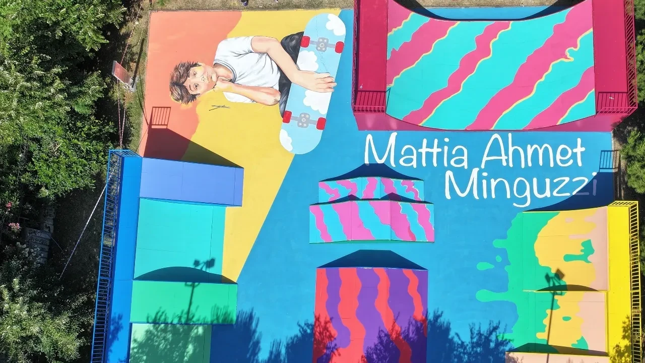 Ataşehir’de duygu dolu anlar! 'Mattia Ahmet Minguzzi kaykay parkı' açıldı