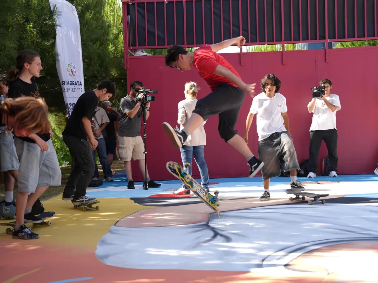Ataşehir’de duygu dolu anlar! 'Mattia Ahmet Minguzzi kaykay parkı' açıldı