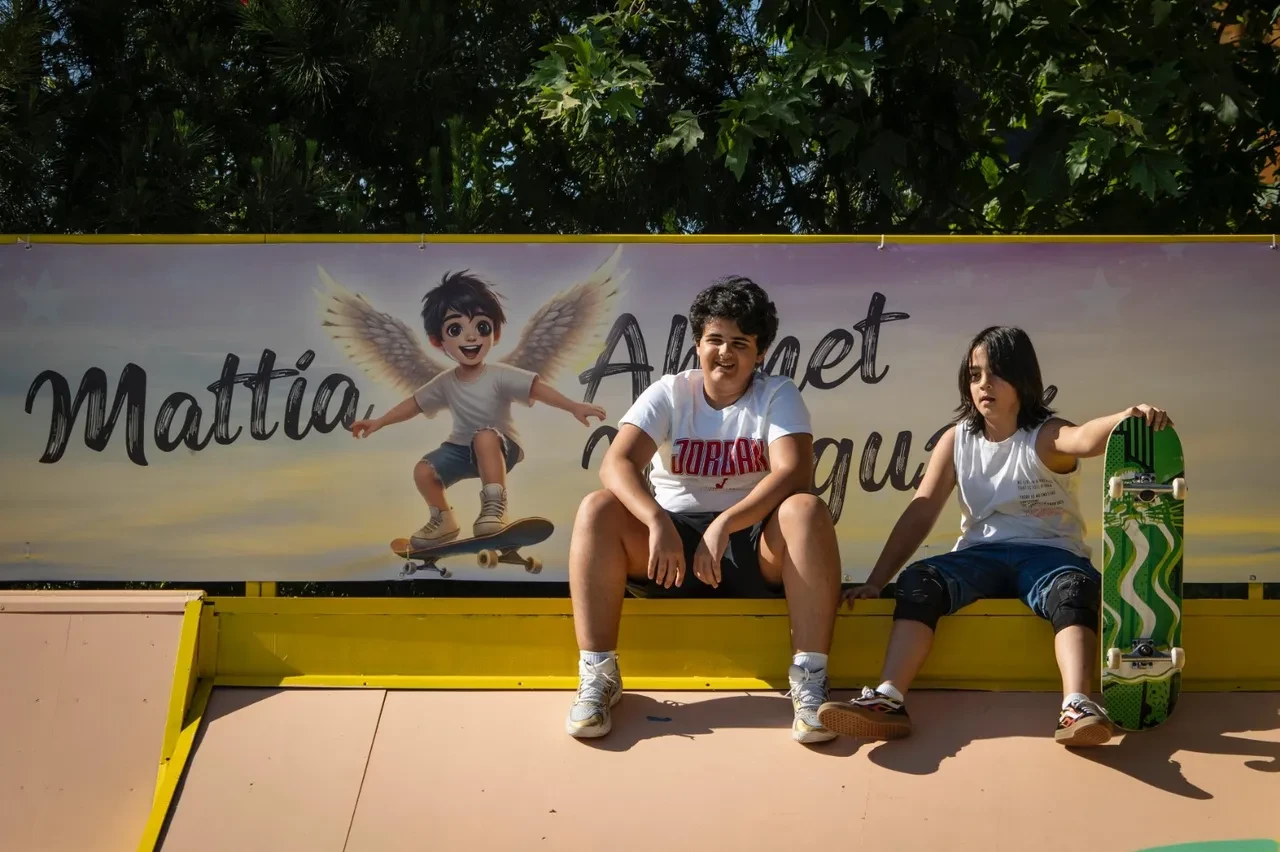 Ataşehir’de duygu dolu anlar! 'Mattia Ahmet Minguzzi kaykay parkı' açıldı