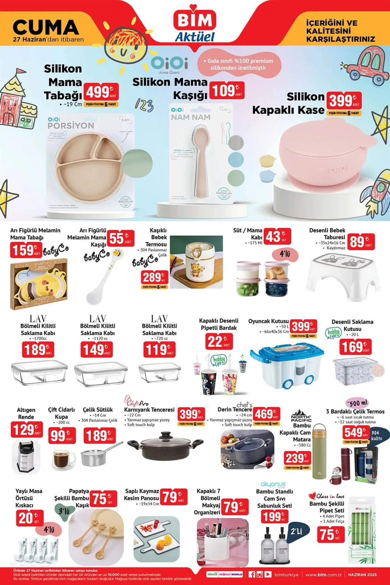 Bim aktüel ürünler 27 Haziran kataloğu! Akülü araba, klima ve koltuk temizleme makinesinde dev fırsat