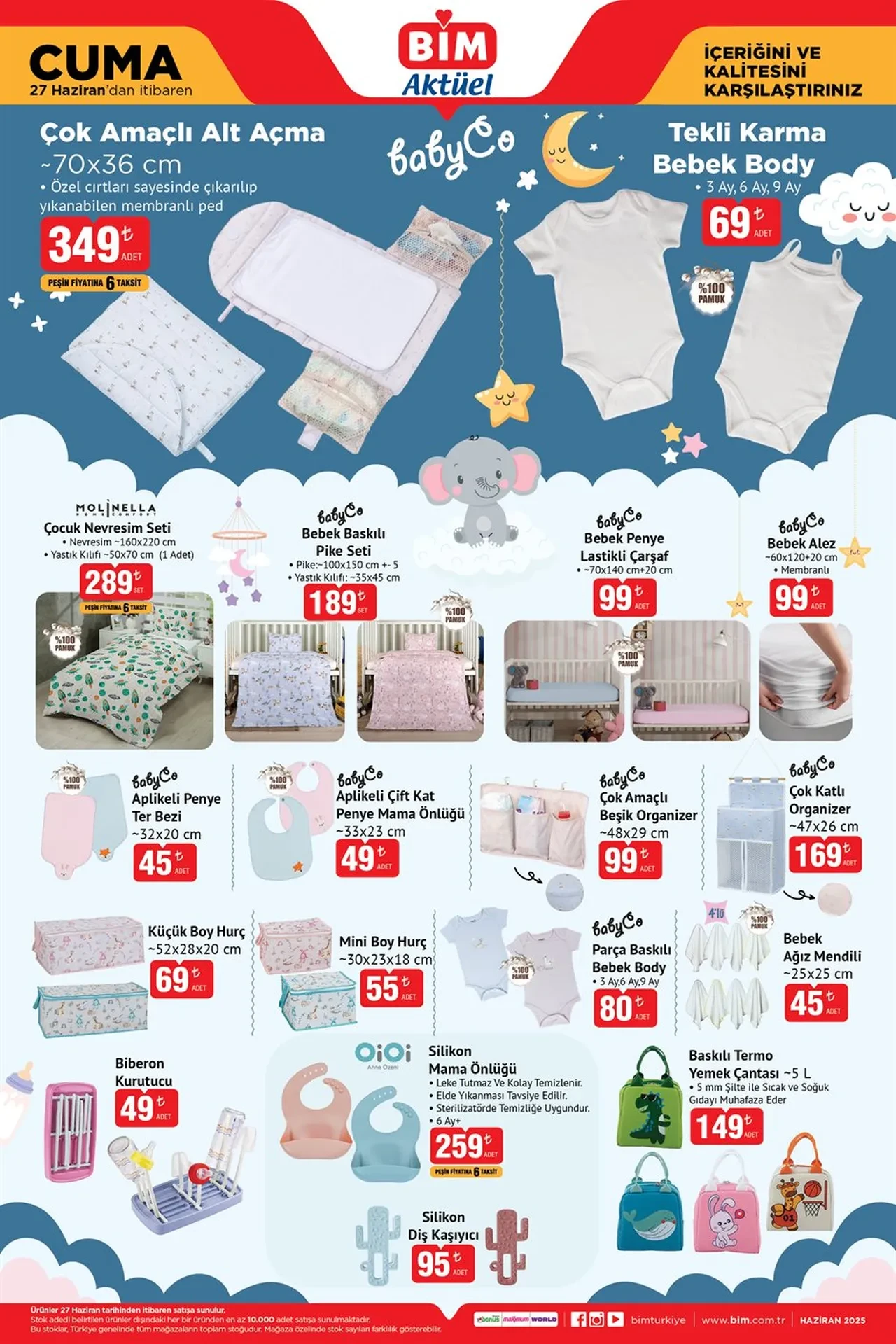 Bim aktüel ürünler 27 Haziran kataloğu! Akülü araba, klima ve koltuk temizleme makinesinde dev fırsat