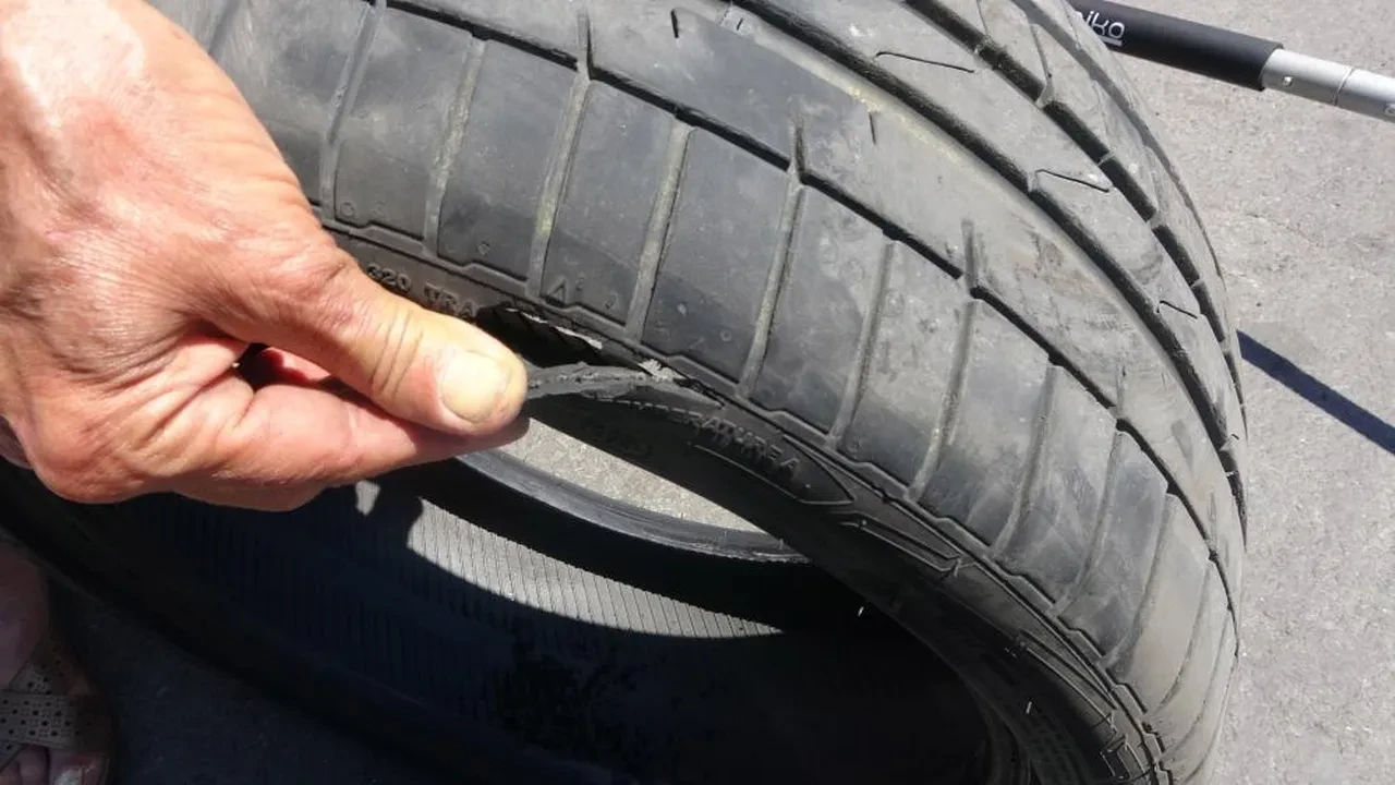 TEM'de yol çalışması tuzağa döndü! Sürücüler soluğu lastikçide aldı