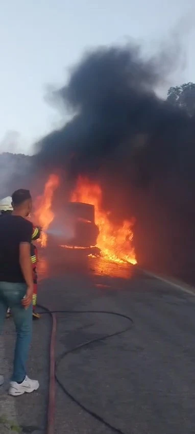 Balıkesir’de otomobil yangını ormana sıçradı 3 hektar alan kül oldu!
