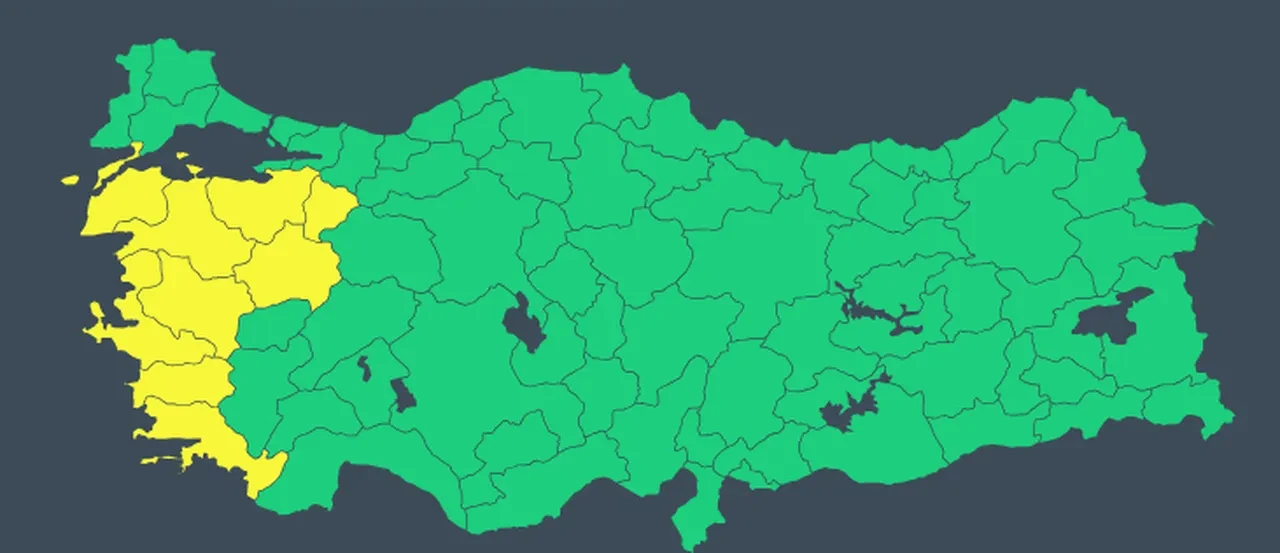 Meteoroloji'den 9 il için sarı kodlu uyarı! Fırtına ve sağanak geliyor