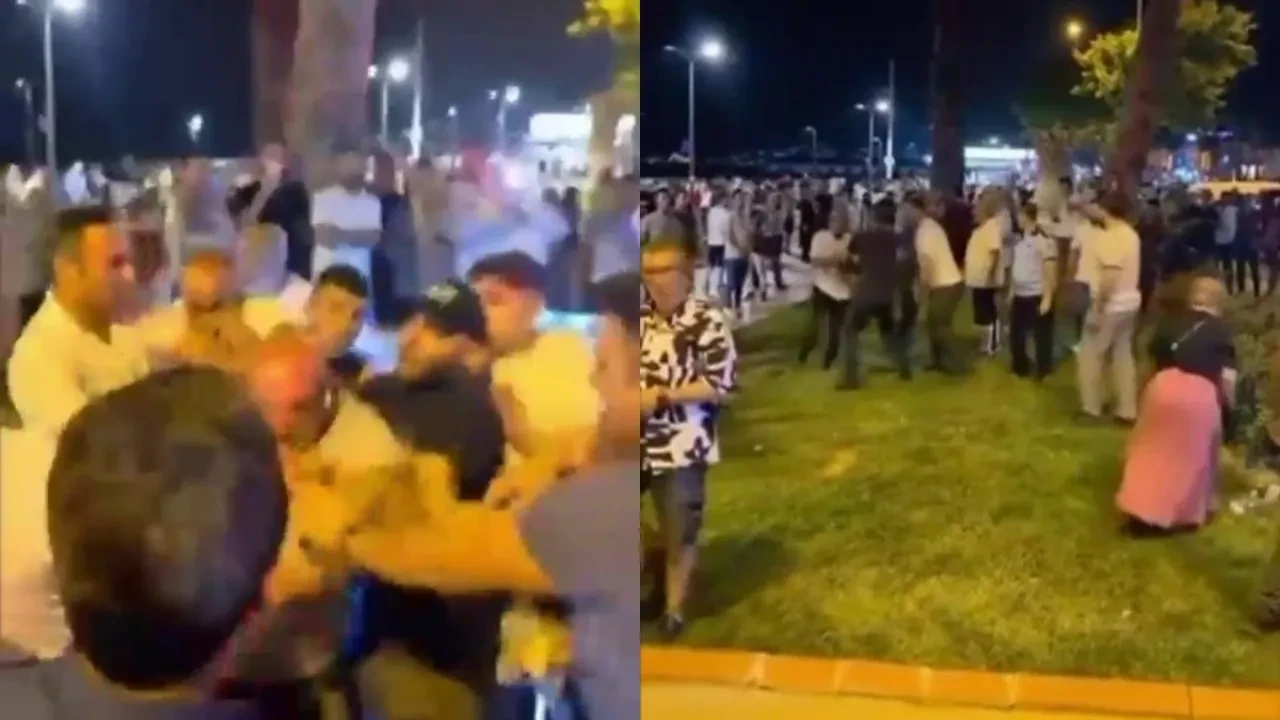 Zabıta ve seyyar satıcıların meydan muharebesi kamerada! 