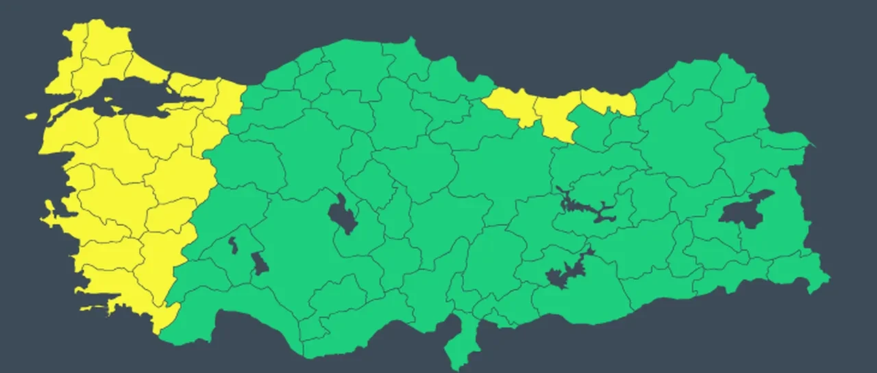 Meteoroloji saat verdi: Sağanak ve fırtınaya dikkat! 21 il için sarı kodlu uyarı