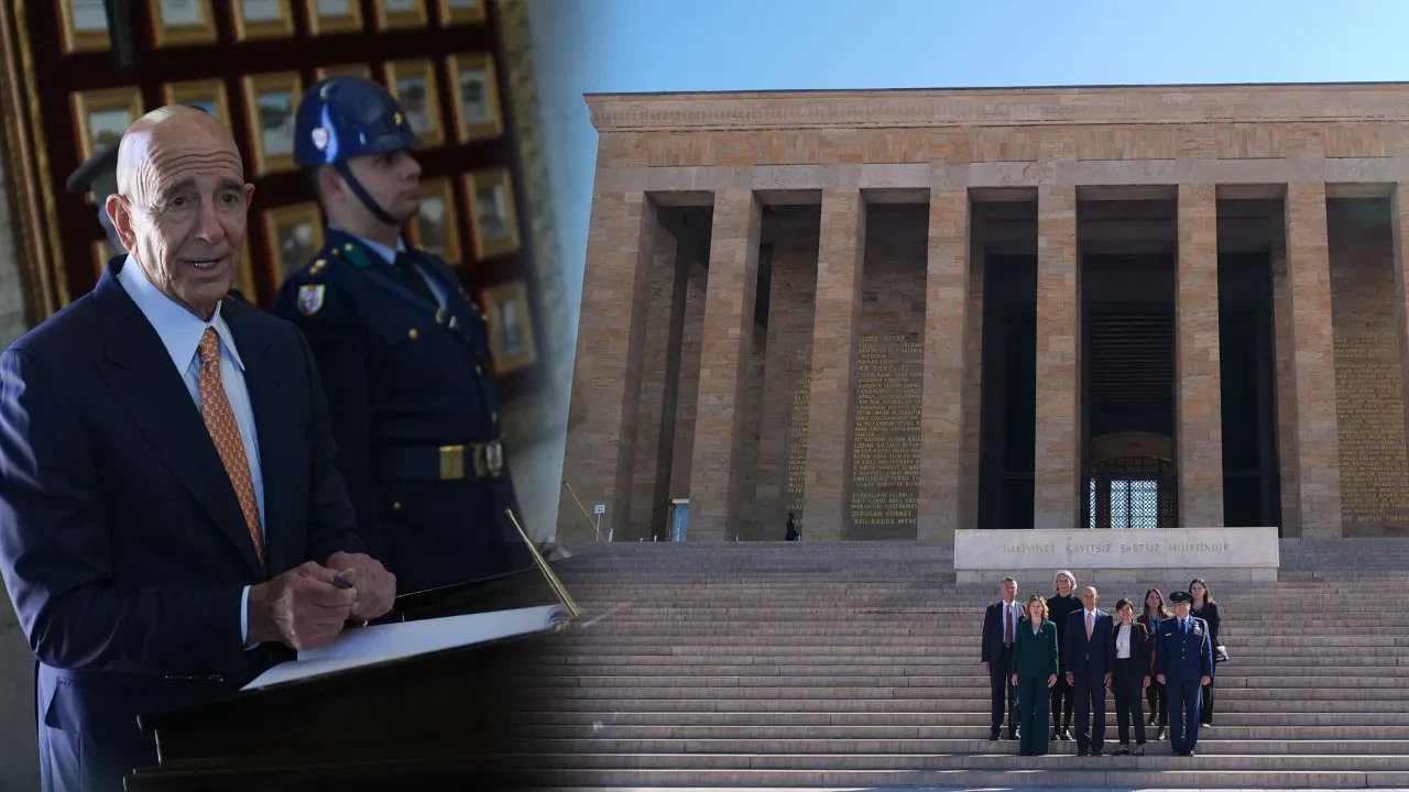 ABD'nin Ankara Büyükelçisi Tom Barrack Anıtkabir'i ziyareti sırasında deftere bunları yazdı