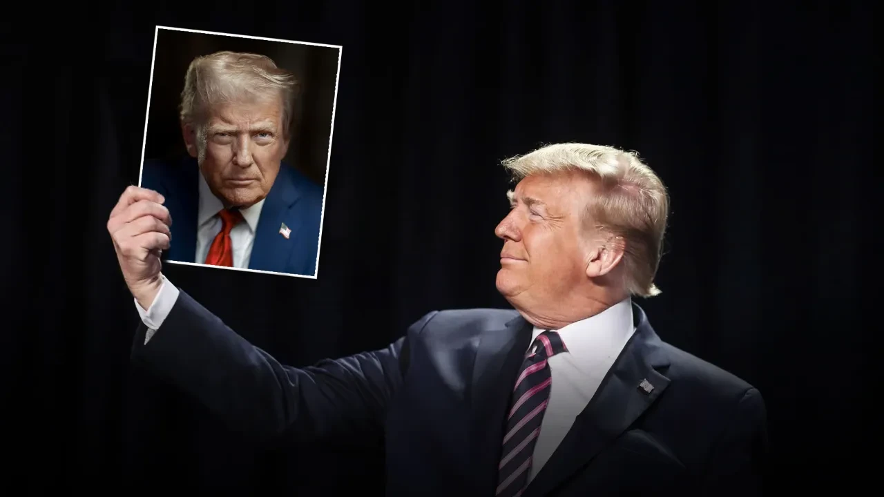 Başkanlık portresi içine sinmemişti! Beyaz Saray, Trump