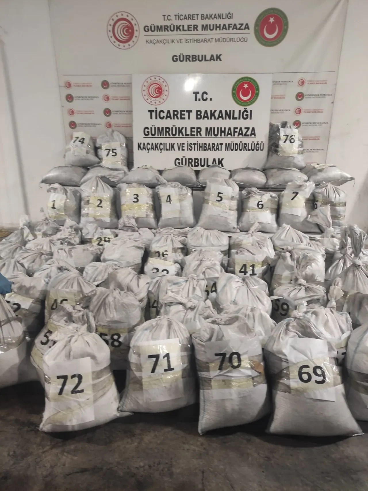 Gümrükte rekor operasyon! 1 ton 870 kilo ele geçirildi