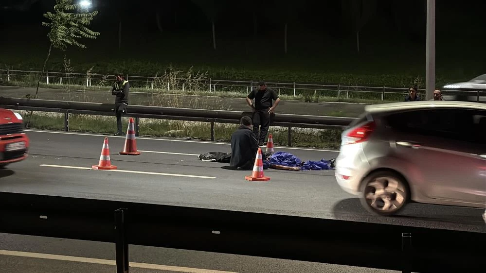 Kağıthane TEM bağlantı yolunda feci kaza!