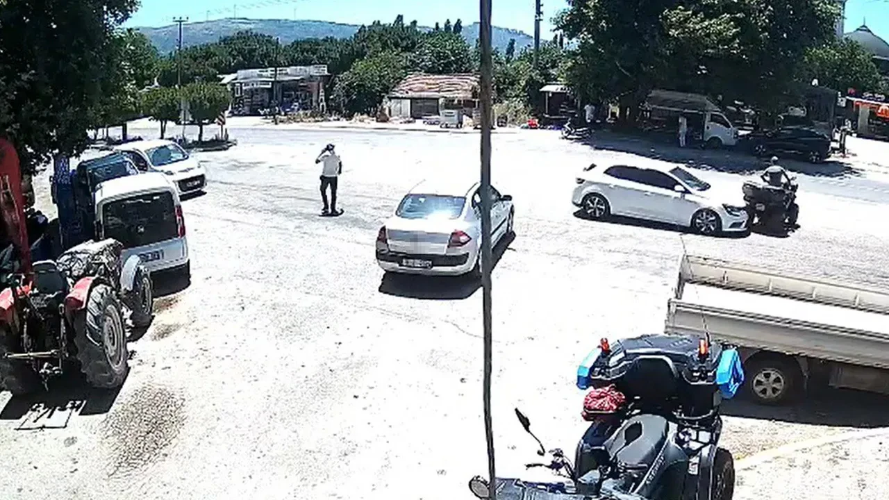 ATV ile takla attı, saniyelik farkla kurtuldu