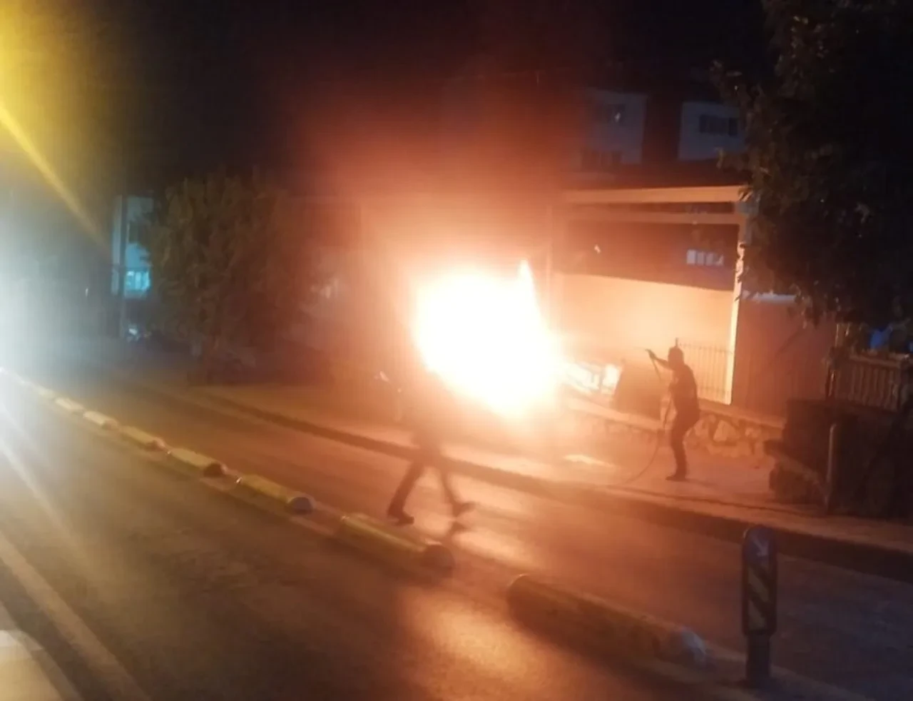 Boşanmak isteyen eşine kabusu yaşattı! O akılalmaz anlar kamerada