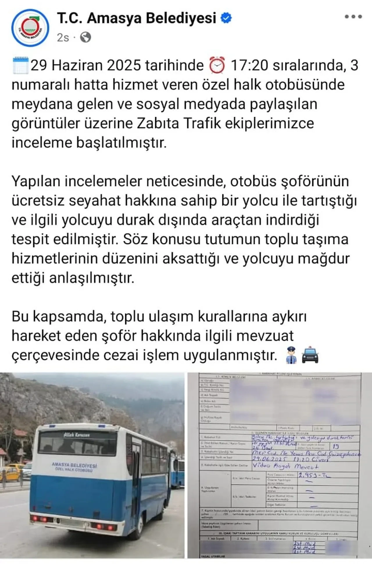 Engelli yolcuyu zorla indiren otobüs şoförüne ceza