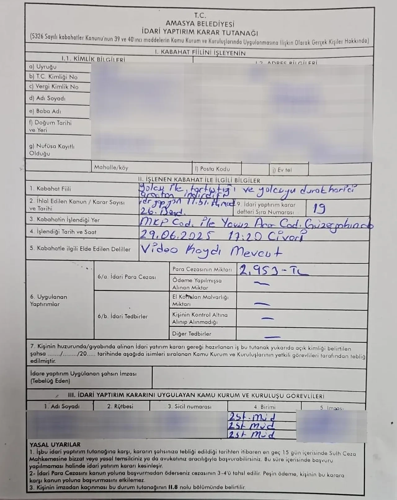 Engelli yolcuyu zorla indiren otobüs şoförüne ceza