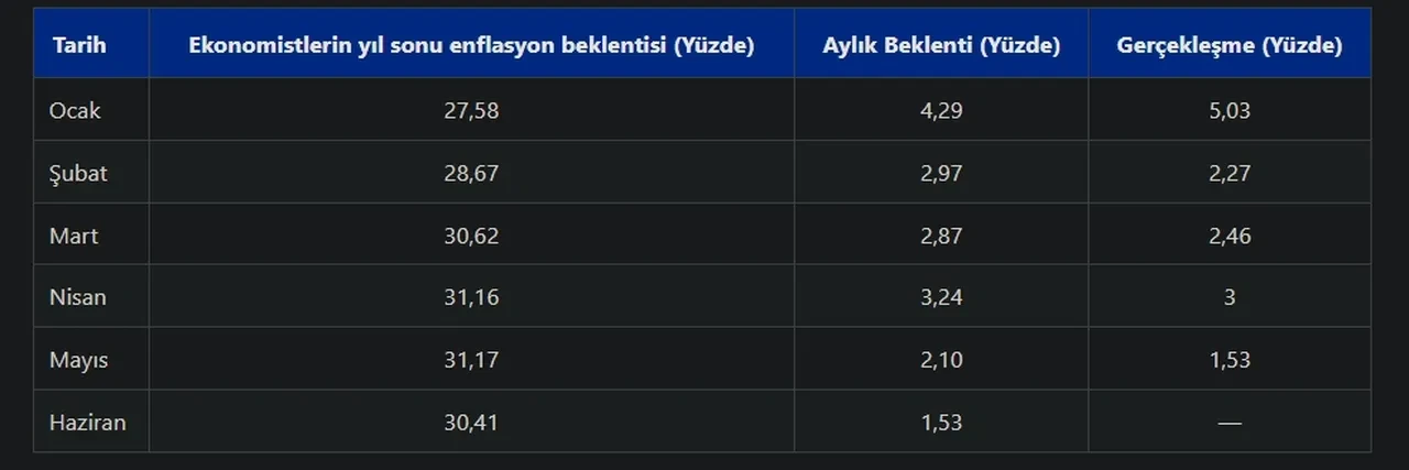 Haziran enflasyon beklentisi ne yönde? 24 ekonomist tahminini paylaştı