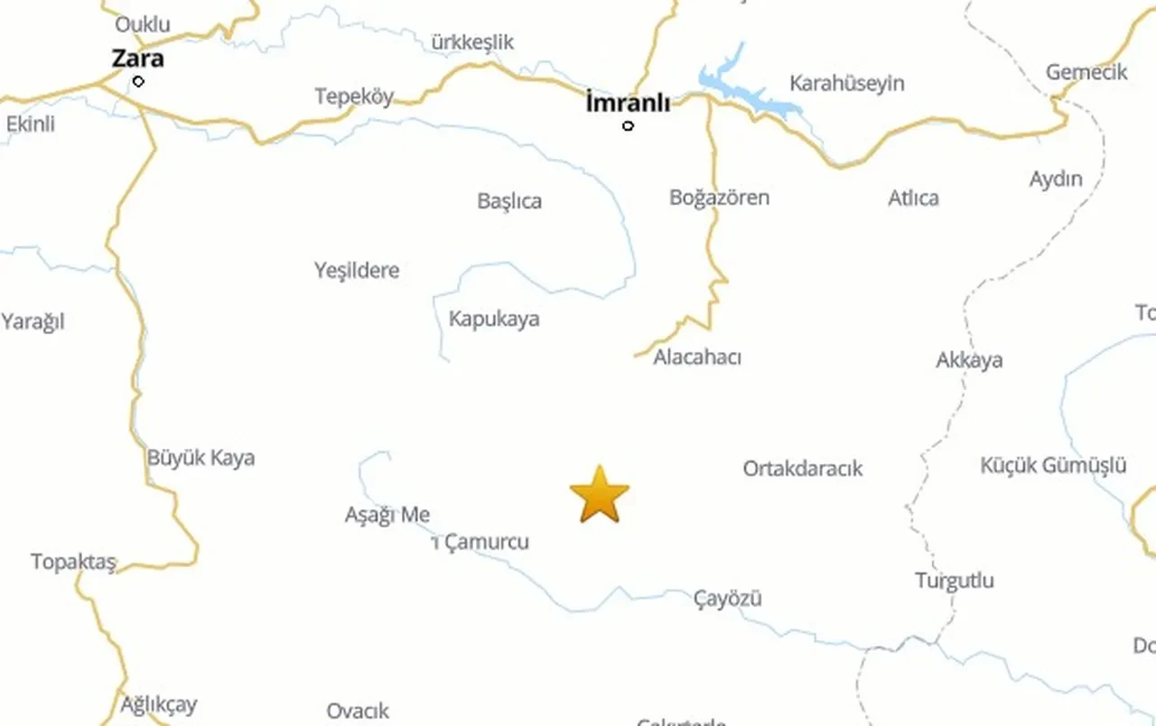 Son dakika | Sivas'ta deprem oldu: AFAD verileri açıkladı