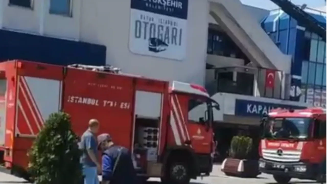 Bayrampaşa Otogarı'nda bayram öncesi yangın paniği 