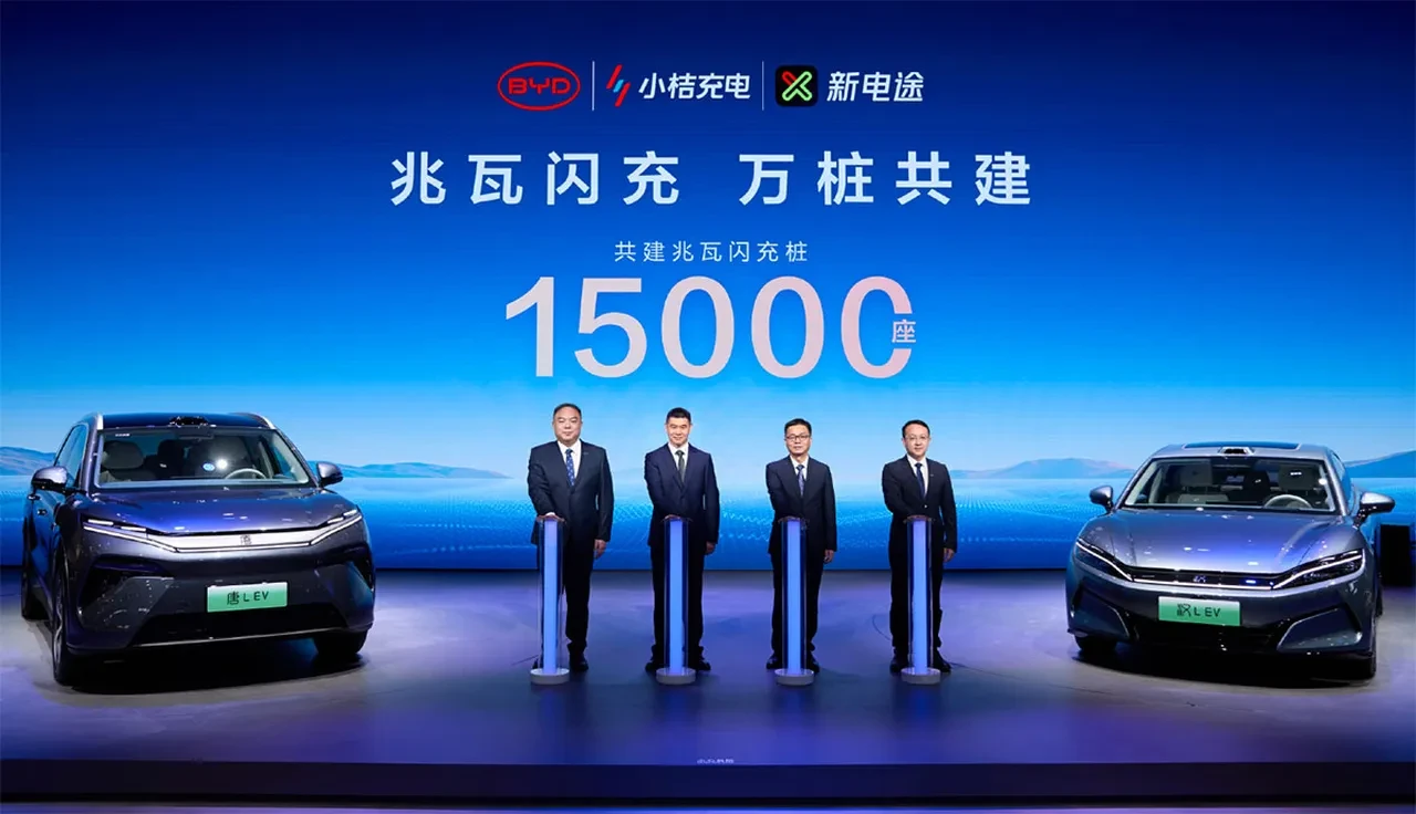BYD, 15 bin adetlik mega şarj ağı kuruyor