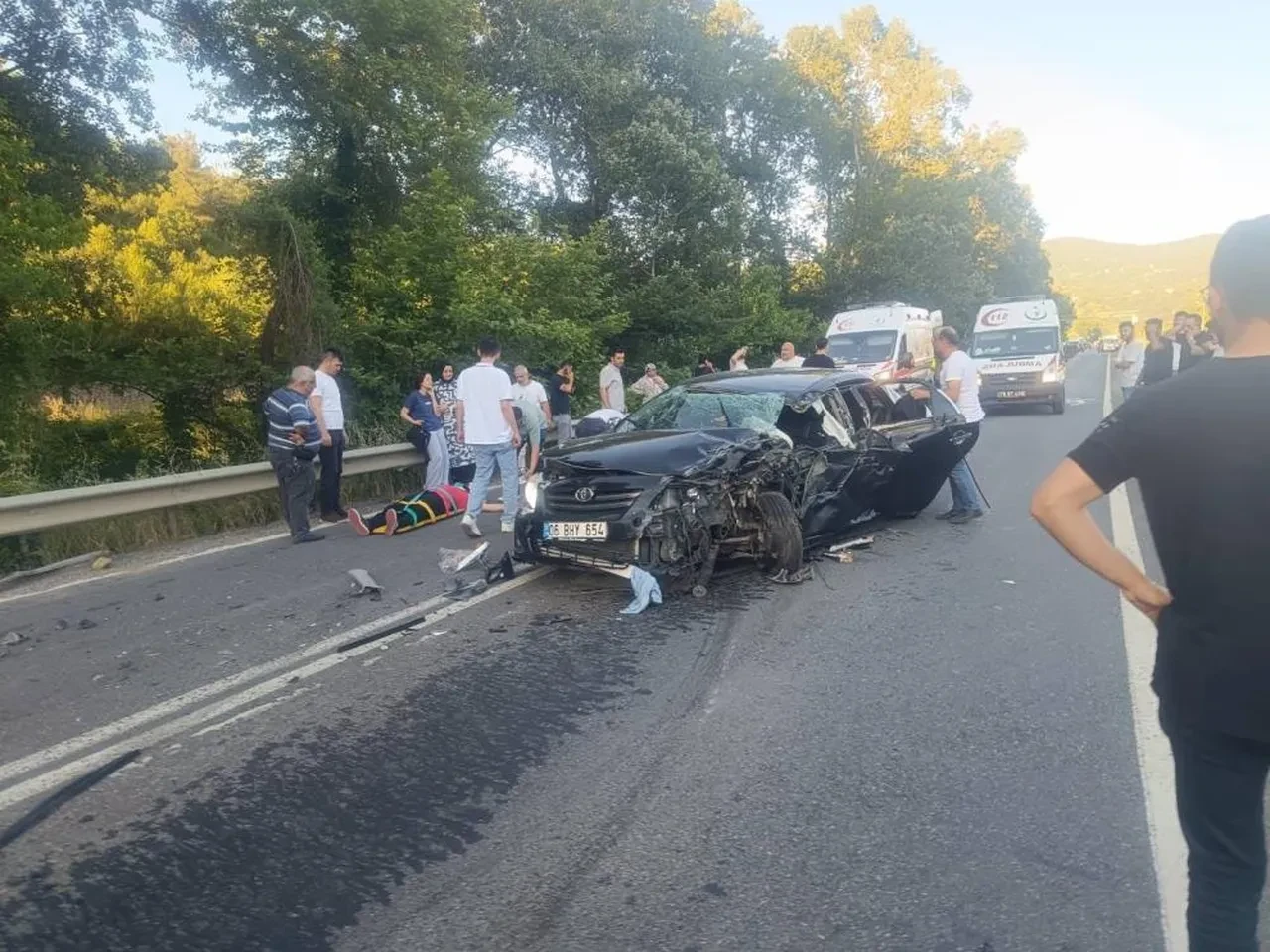 Karabük'te zincirleme kaza! Ölü ve yaralılar var