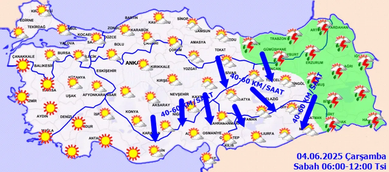 Meteoroloji saat vererek uyardı: 3 bölgeye dikkat! Sağanak yağmur geliyor