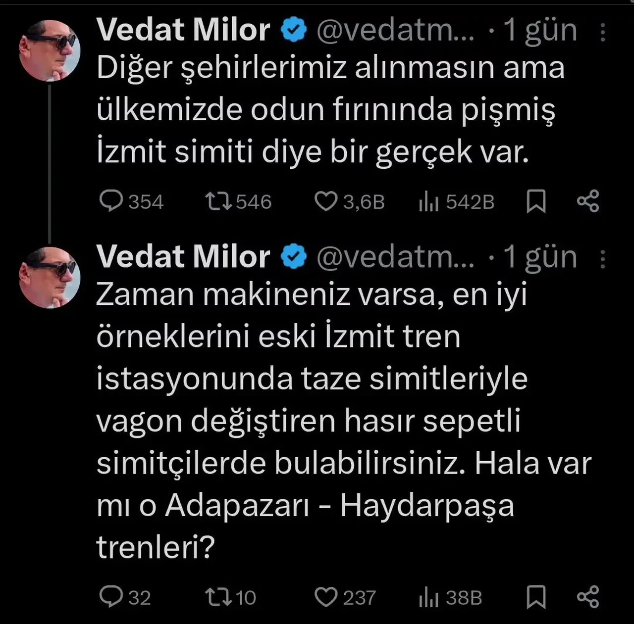 Vedat Milor yeni tartışmanın fitilini ateşledi: Ankara simidi mi, İzmit simidi mi?