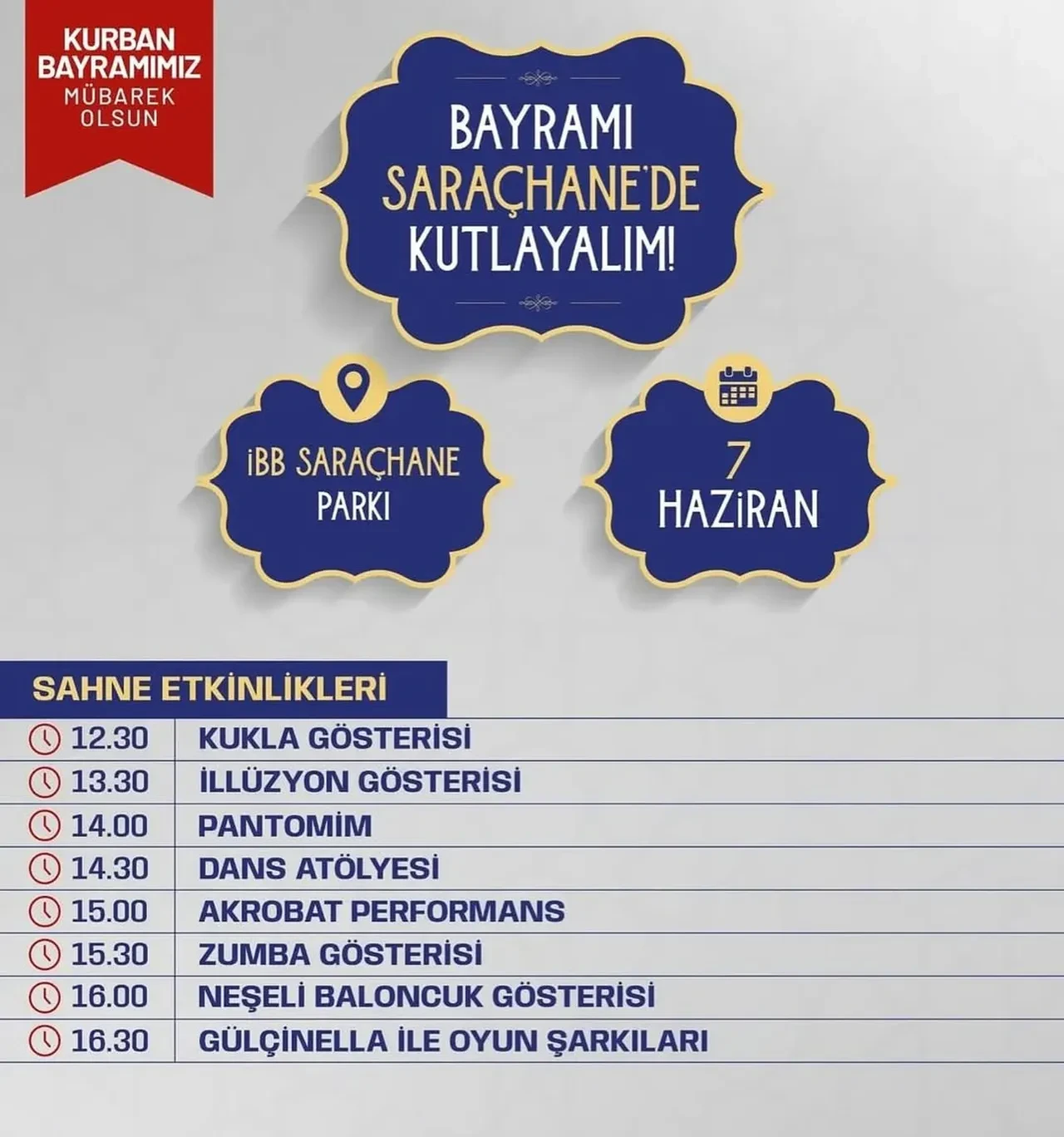 İstanbul Kurban Bayramı etkinlik programı! İBB 7-8 Haziran 2025 ücretsiz Kurban Bayramı etkinlik takvimi