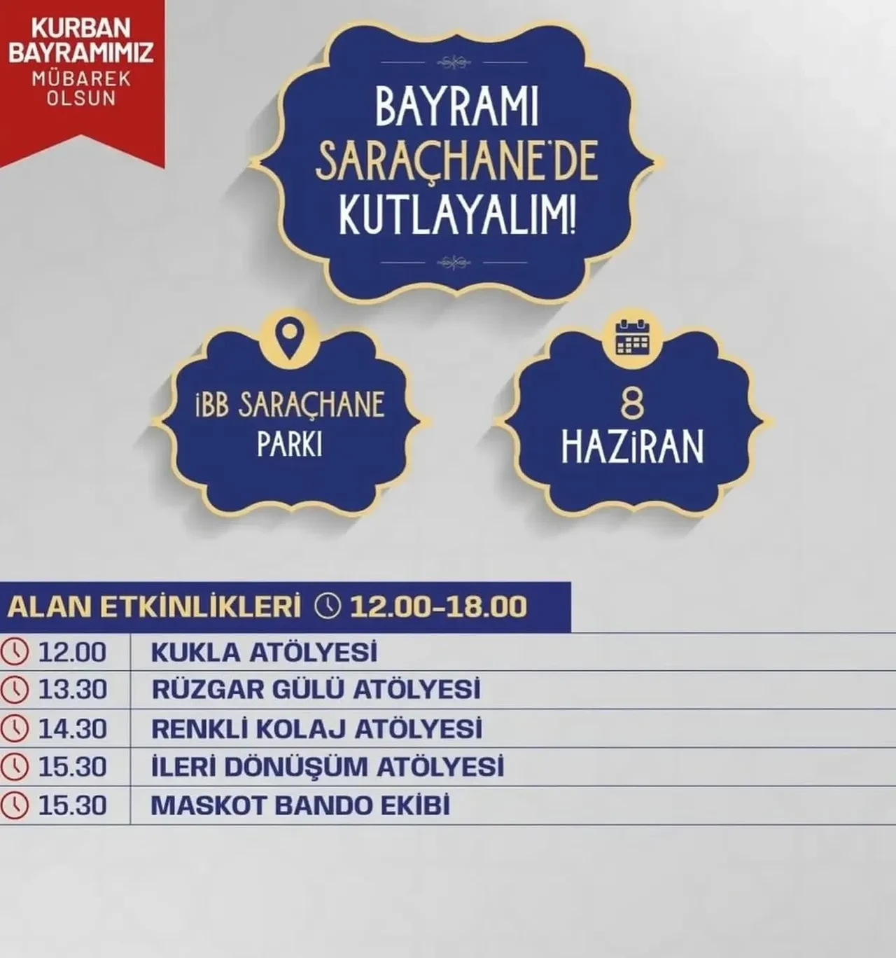 İstanbul Kurban Bayramı etkinlik programı! İBB 7-8 Haziran 2025 ücretsiz Kurban Bayramı etkinlik takvimi
