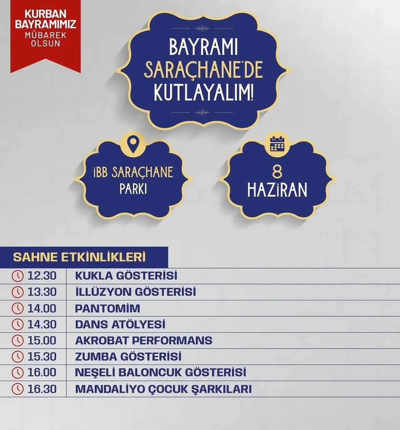 İstanbul Kurban Bayramı etkinlik programı! İBB 7-8 Haziran 2025 ücretsiz Kurban Bayramı etkinlik takvimi