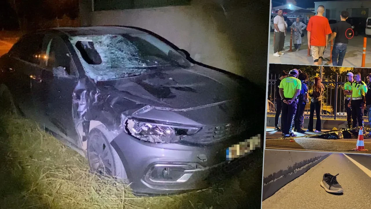 14 yaşındaki ehliyetsiz sürücü dehşet saçtı! Çarptığı yayayı metrelerce sürükledi