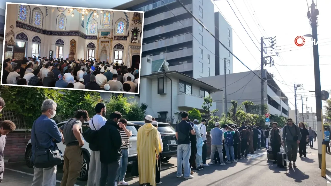 Japonya’da Kurban Bayramı namazı, yoğun katılım nedeniyle 3 kez kılındı