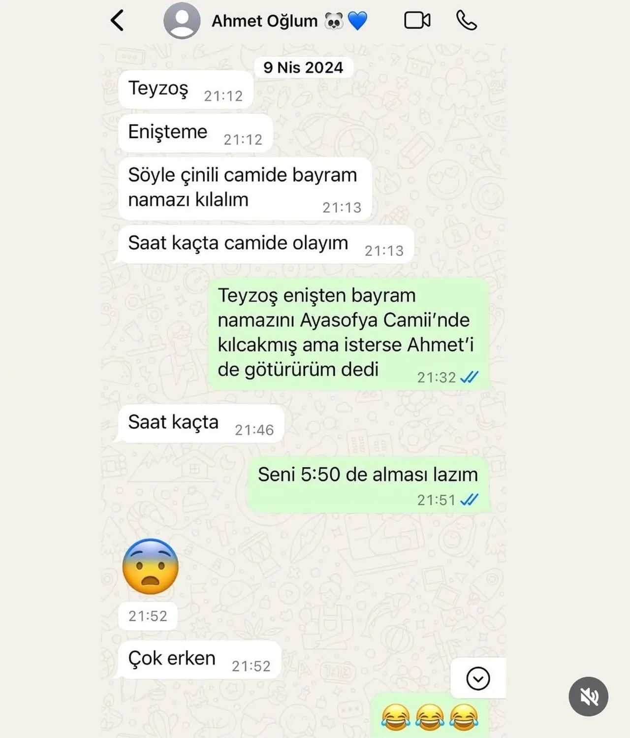 Mattia Ahmet Minguzzi'nin teyzesine attığı son bayram mesajı yürek yaktı!