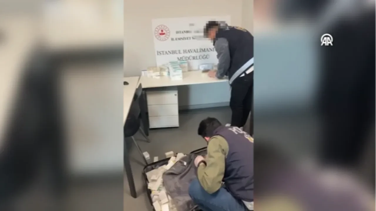 Havalimanında dev ilaç operasyonu! Tam 12 milyon lira değerinde