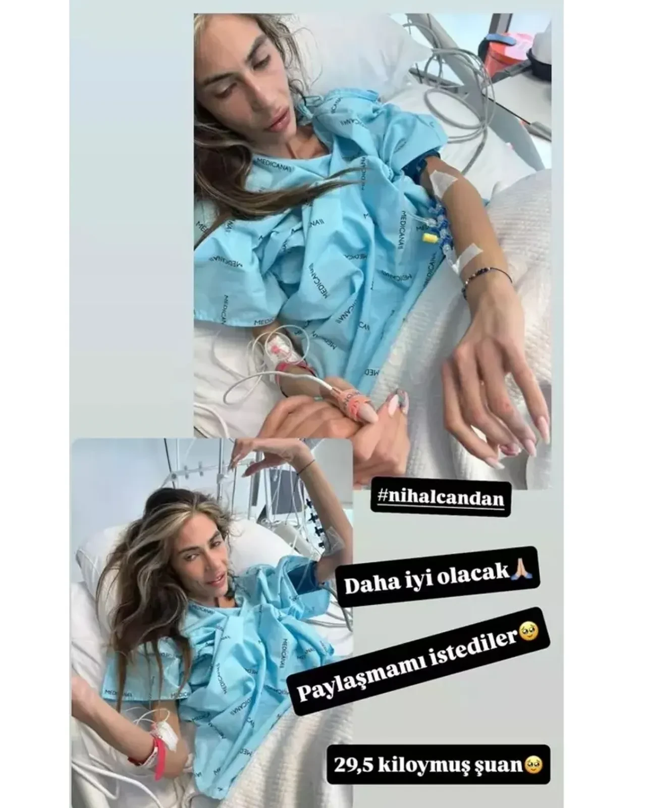 Nihal Candan'ın yoğun bakımdan görüntüsü ortaya çıktı! 29 kiloya düşmüş
