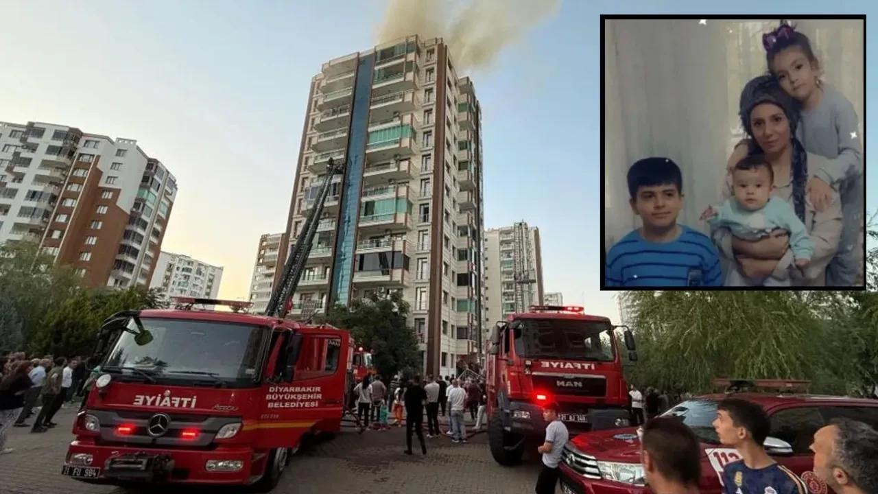 Diyarbakır'da anne ve 3 çocuğunun can verdiği yangında 2 tutuklama