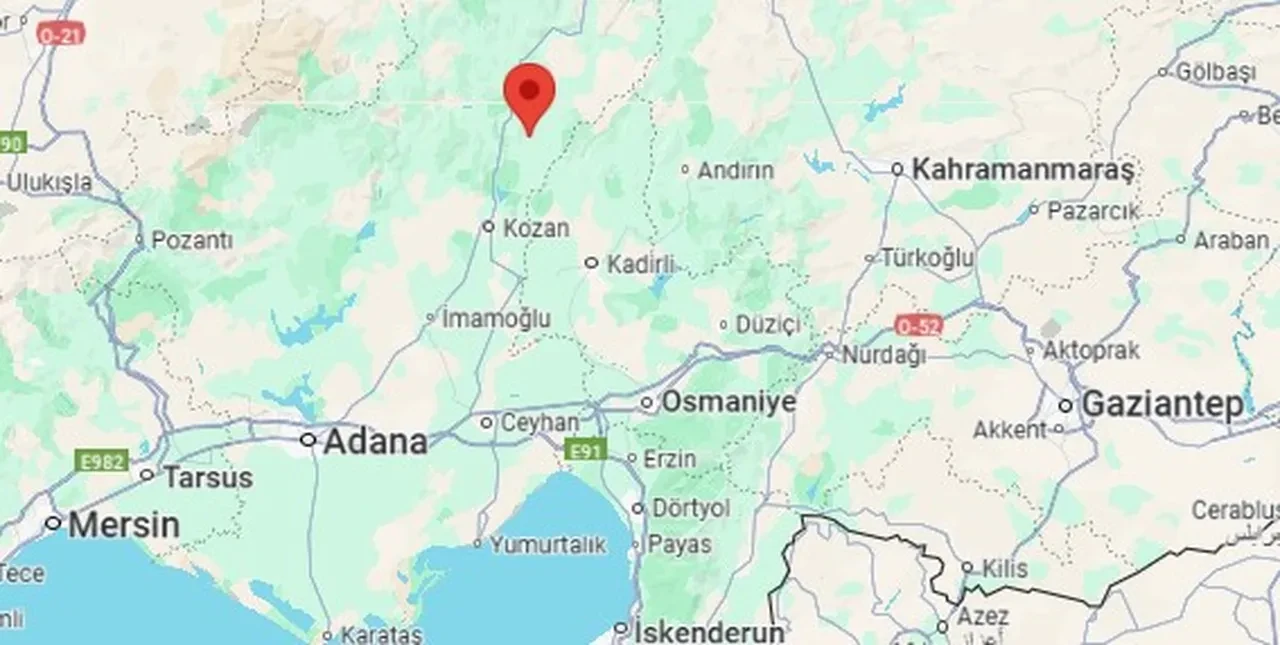 Kandilli duyurdu: Kozan’da 3.3 büyüklüğünde deprem