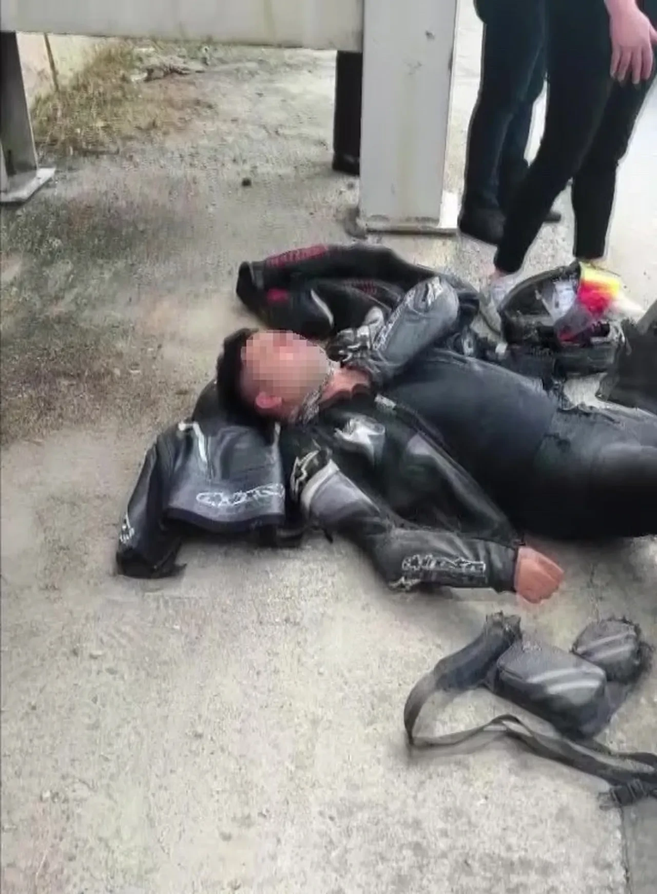 Yol değil adeta tuzak! Feci kazanın yeni görüntüleri ortaya çıktı