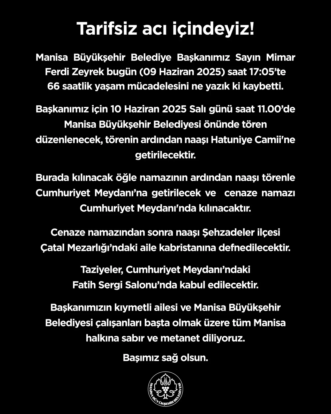Ferdi Zeyrek’in cenaze töreni ne zaman, nerede olacak? Üzen haber geldi