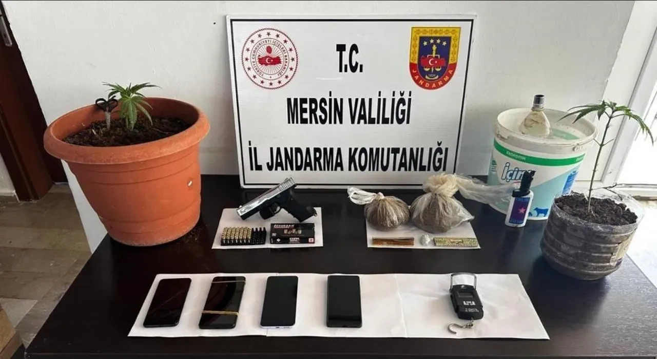 Mersin'de uyuşturucu operasyonu: 4 şüpheli yakalandı