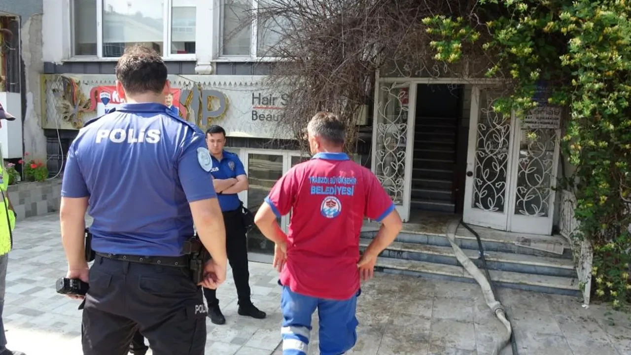Trabzon'da gazdan etkilenen 2 işçi hastanelik oldu