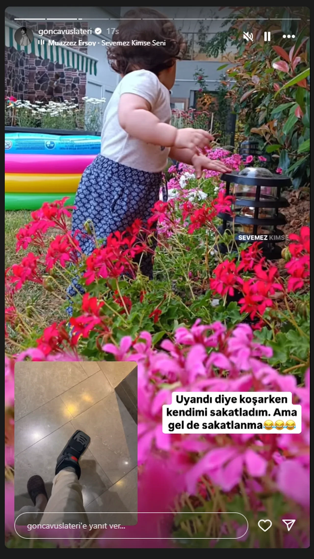 Gonca Vuslateri evinde kaza geçirdi! Son paylaşımı endişelendirdi