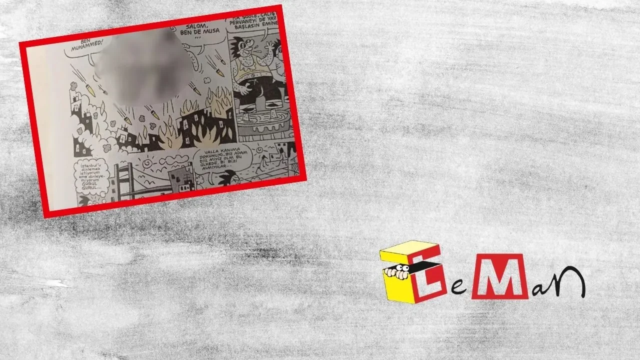 Leman dergisi son kapak dikkat çekti! Tepki çeken Leman karikatürü