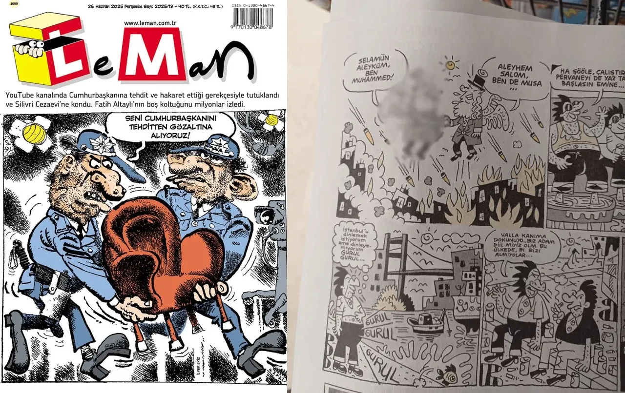 Leman dergisinin skandal karikatürüne bir tepki de RTÜK'ten! 'Sistematik bir nefret saldırısı'