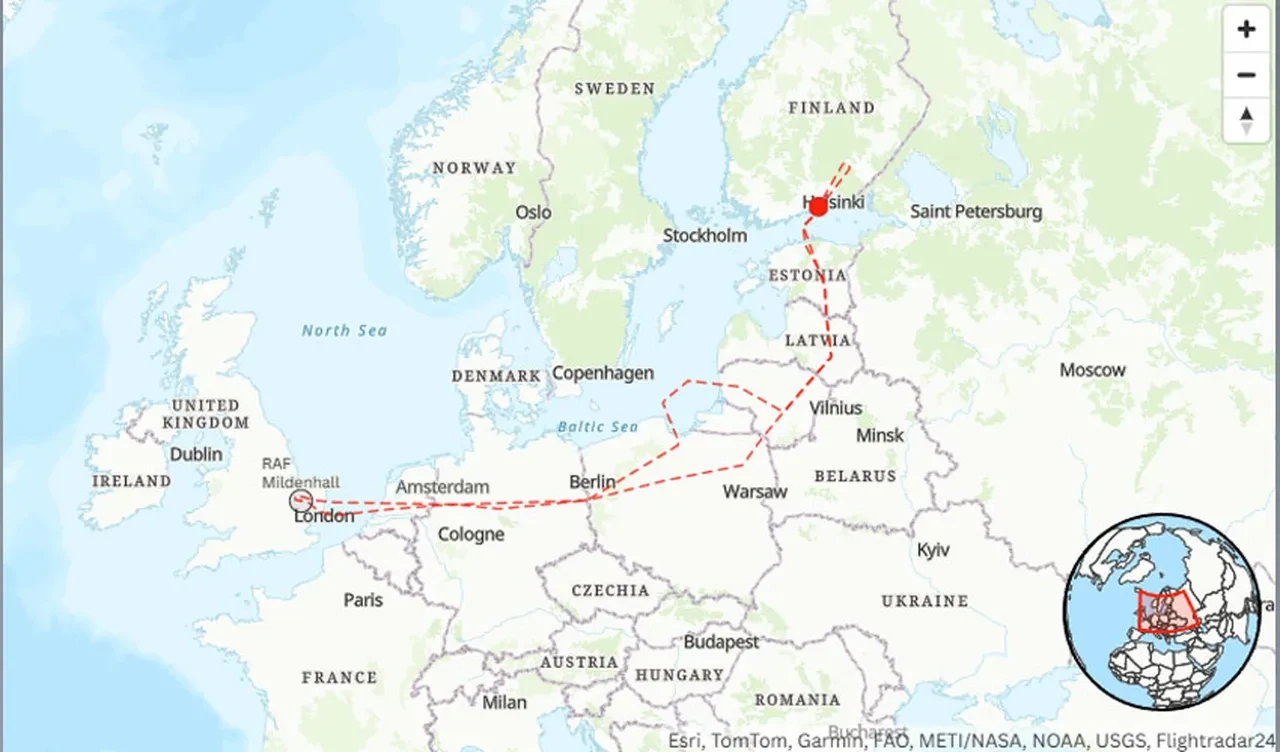 ABD'nin casus uçağı yeniden Rusya sınırında! Trump Orta Doğu'yu arkasında bırakıyor