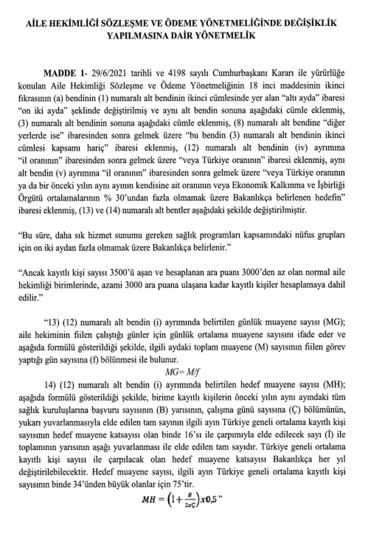 Aile hekimliğinde kritik değişiklik! Maaş kesintisi için süre 1 yıla uzadı: Resmi Gazete’de yayımlandı