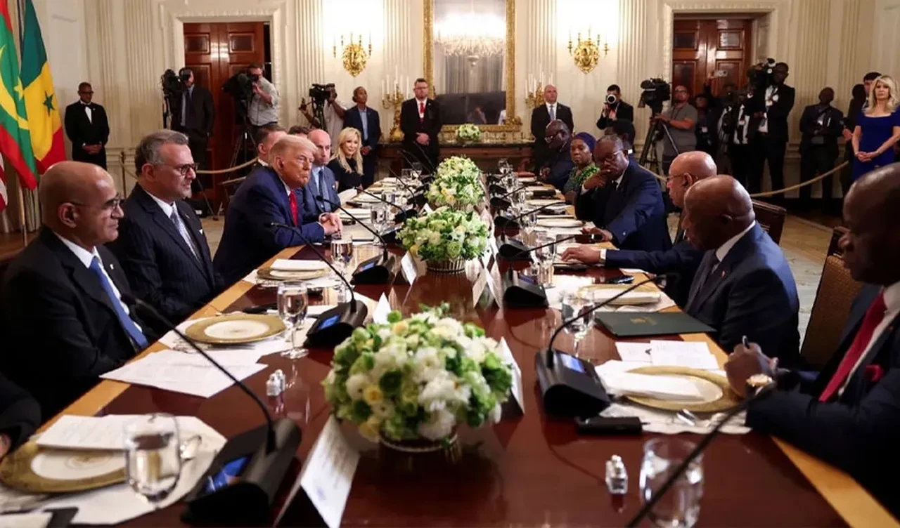 Ana dili İngilizce olan Afrikalı lidere Trump'tan ilginç soru