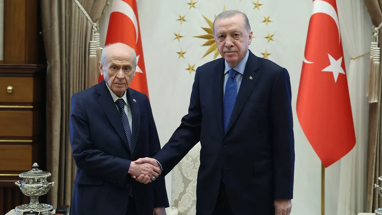 Cumhurbaşkanı Erdoğan, MHP lideri Bahçeli ile görüştü