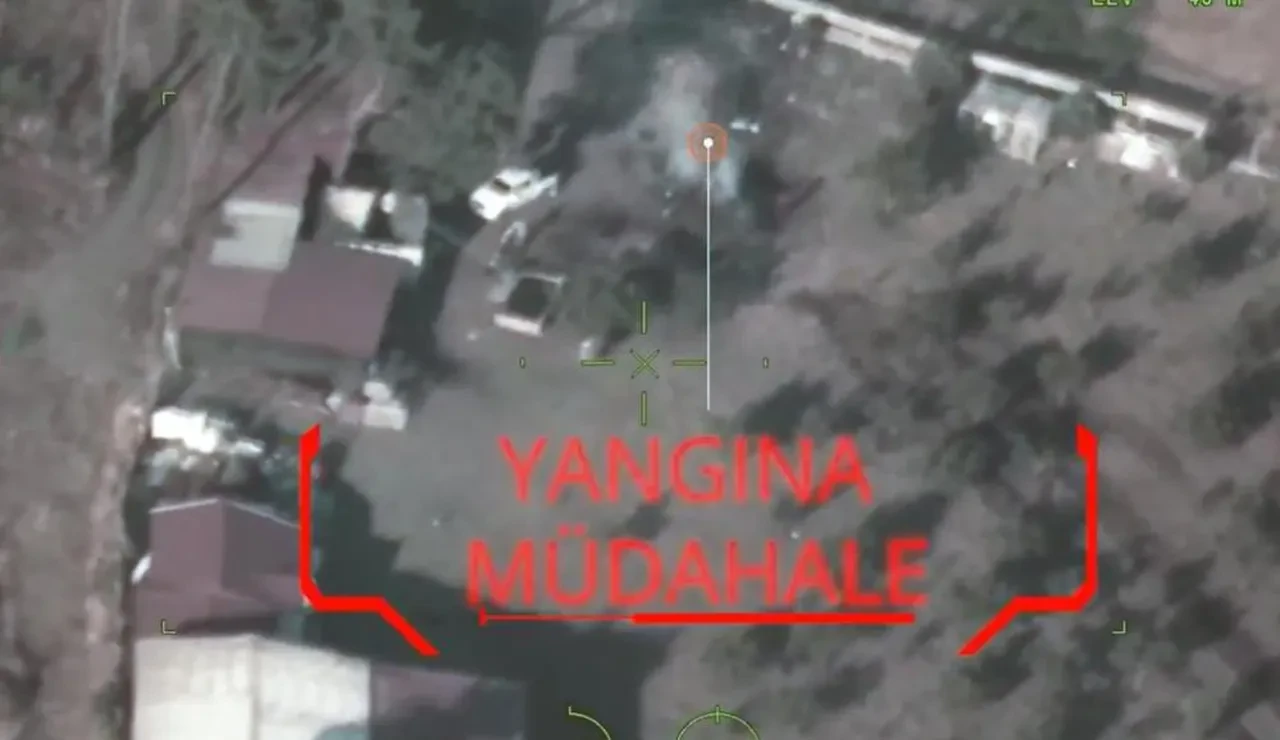 Bayraktar TB2 Marmaris'te alevlere geçit vermedi